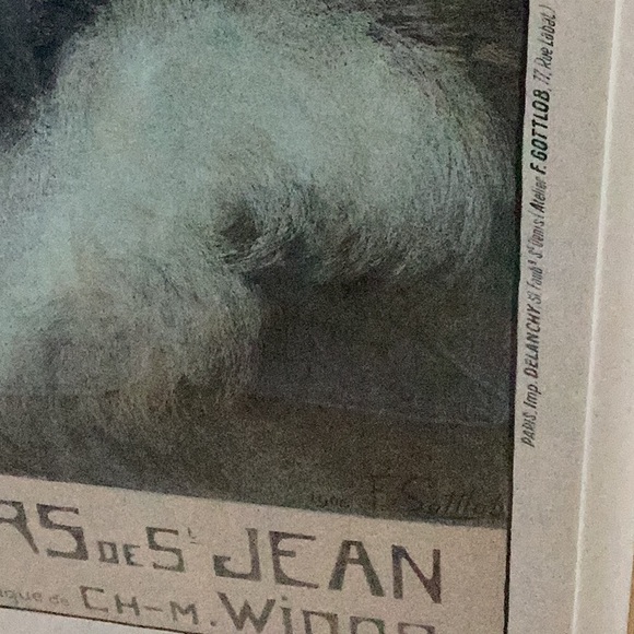 Vintage Poster 35”x25” Theatre National del’Opera-Comique - Picture 4 of 6